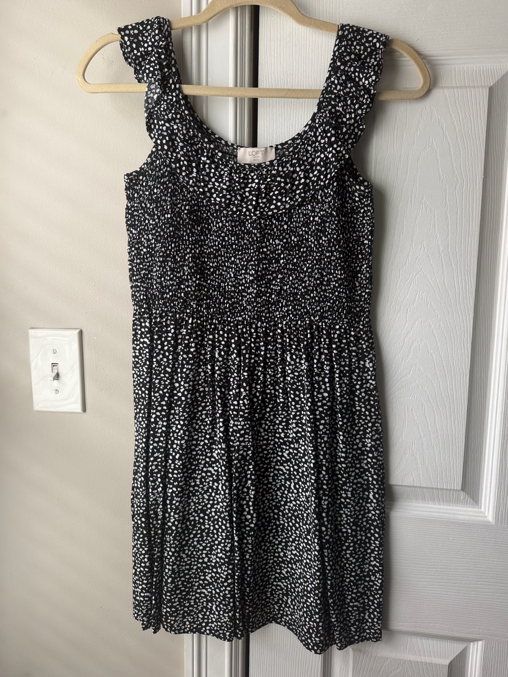 LOFT polka dot dress